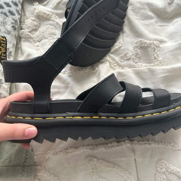 Black Gladiator Doc Maarten Sandals- Size 10.5 - Picture 4 of 4